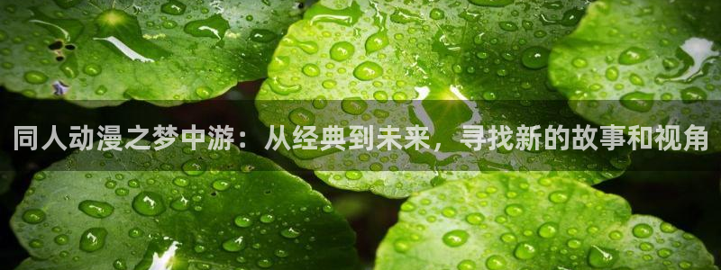 火狼动漫网在线观看动漫：同人动漫之梦中游：从经典到未来，寻找新的故事和视角